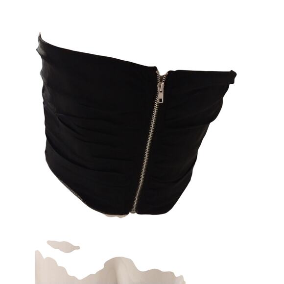 Women's size Small Draped Corset Whimsigoth Witchy Vampire Emo Fairygoth Punk - Picture 3 of 6